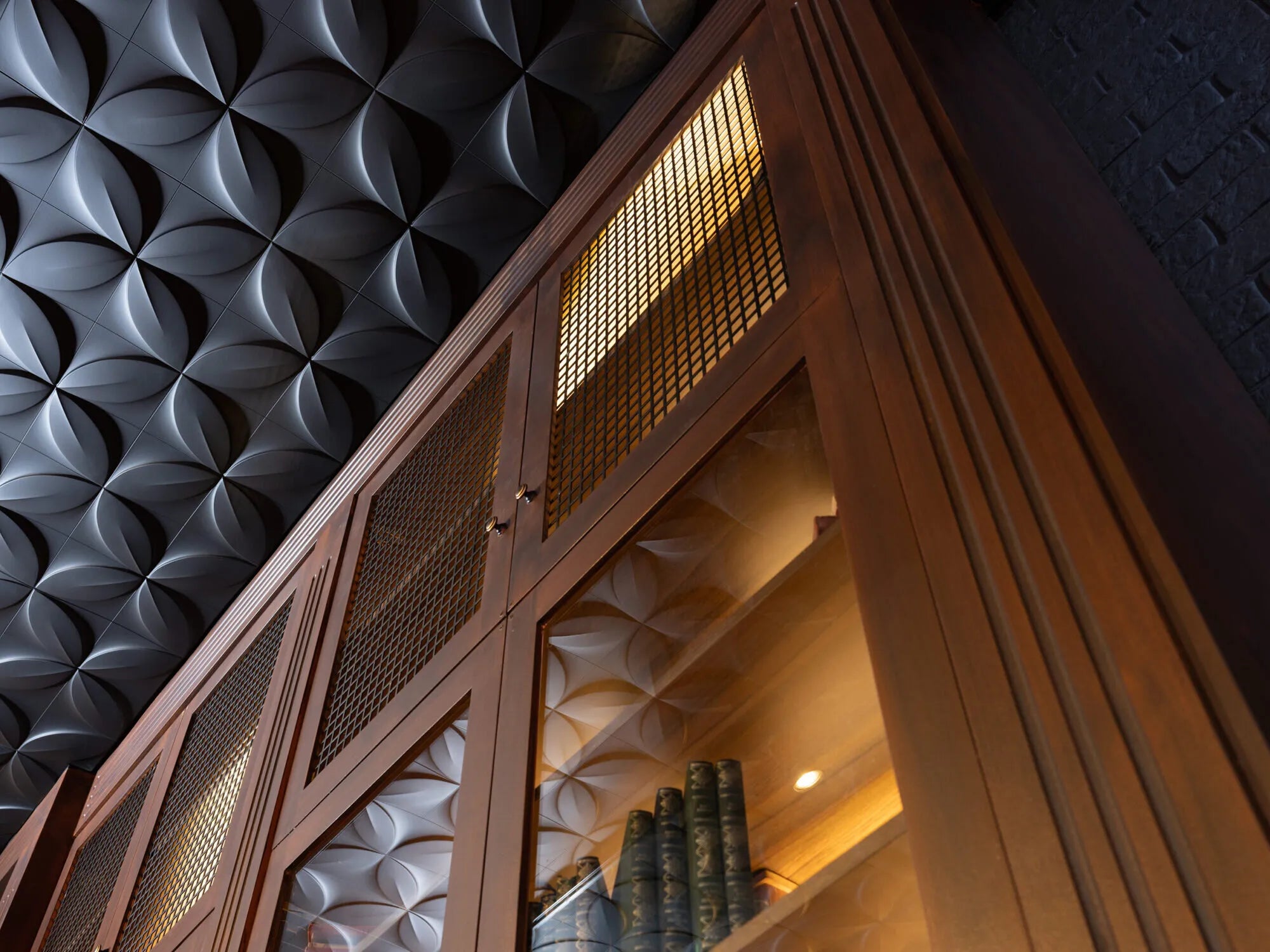 Flower 3D Wall Panels Arstyle in a elegant office  | DecorMania UK